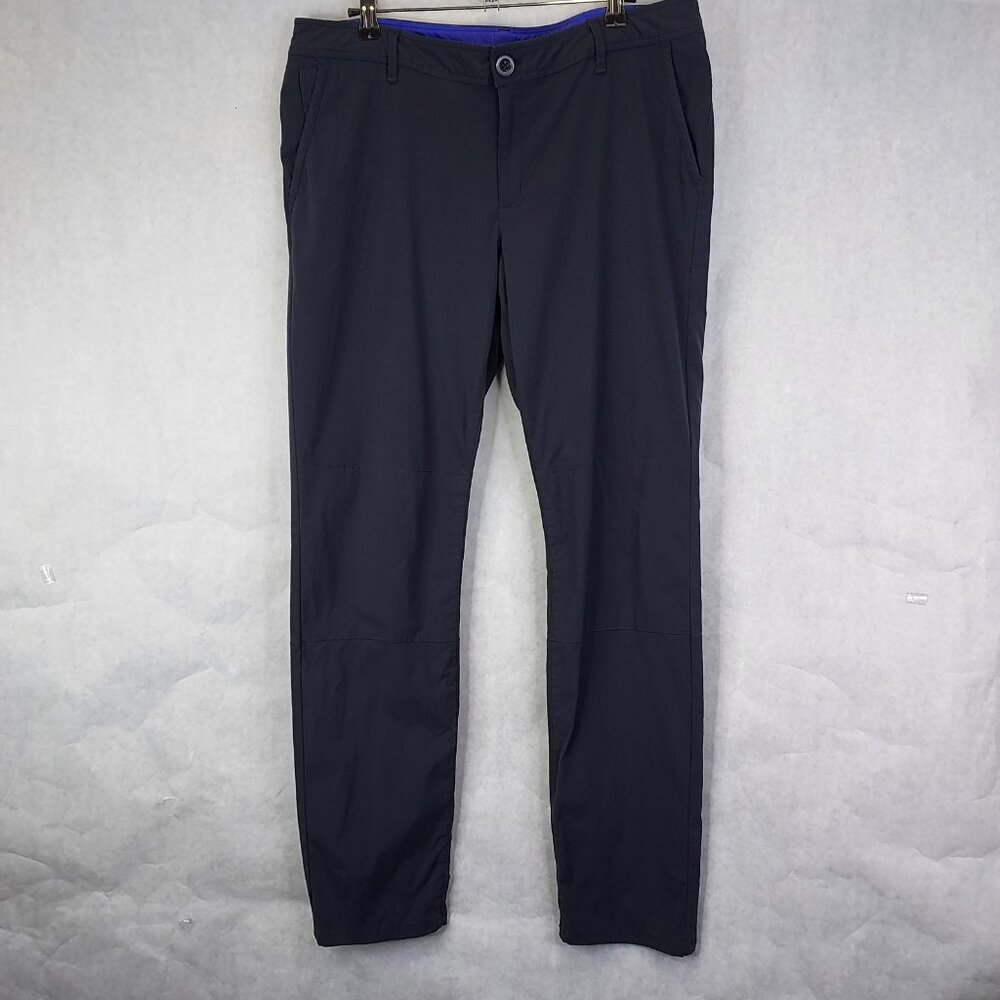 Eddie Bauer Travex Hiking Pants Women 12 Straight Leg Grey Gorpcore Sport Nature